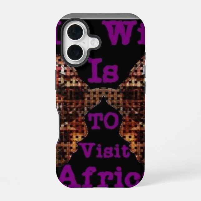 My Wish iPhone 16 Case (Back)