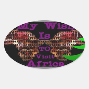 My Wish Oval Sticker