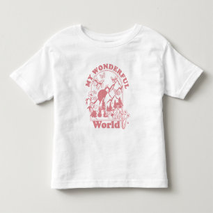 My Wonderful World Retro Flowers Toddler T-Shirt