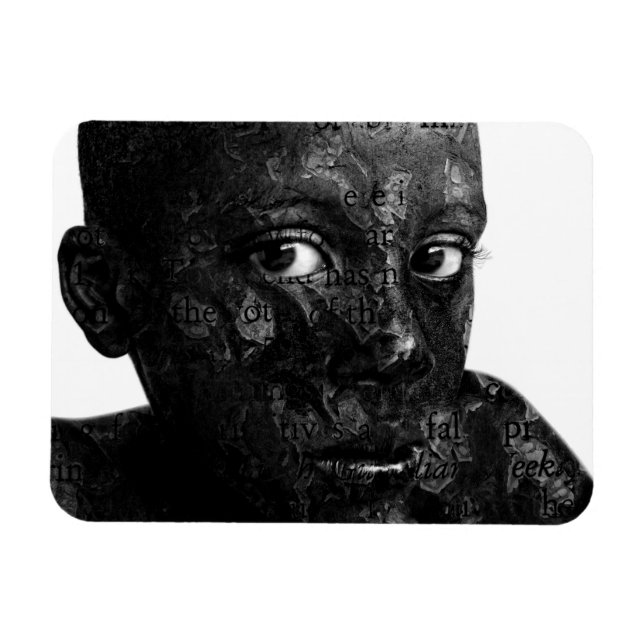 my word in blacq magnet (Horizontal)