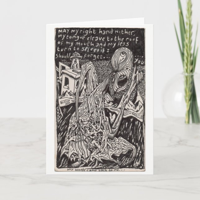 My words came back to me... card (Front)