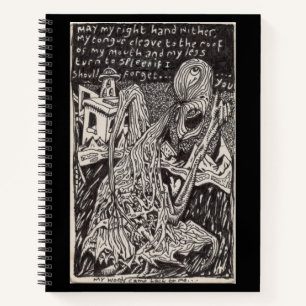 "My words came back to me..." Notebook