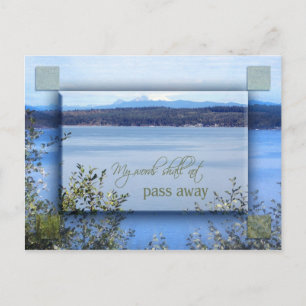 My Words Shall Not Pass Away Postcard