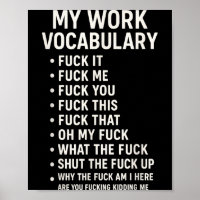 My Work Vocabulary For It For Me For You For This
