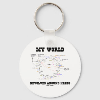 My World Revolves Around Krebs (Energy Cycle) Key Ring