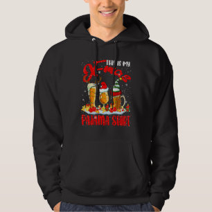 My X Mas Pajama Shirt Xmas Santa Reindeer Elf Beer