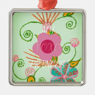 My XOXO Little Princess Design Metal Tree Decoration