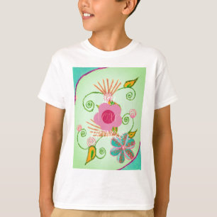 My XOXO Little Princess Floral Art Print Design T-Shirt