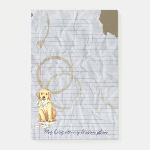 My Yellow Lab Ate my Lesson Plan Post-it Notes