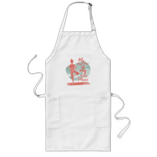 My Yoga Mat is My Happy Place Long Apron