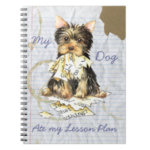 My Yorkie Ate my Lesson Plan Notebook