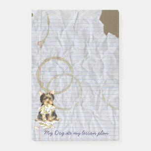 My Yorkie Ate my Lesson Plan Post-it Notes