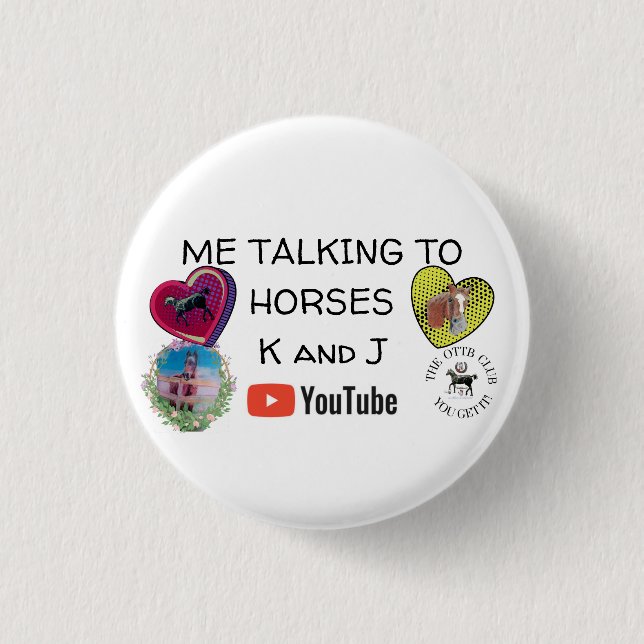 MY YOU TUBE MERCH 3 CM ROUND BADGE (Front)