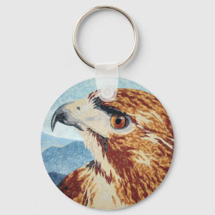 Mya - Red-tail Hawk Keychain
