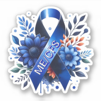 Myalgic Encephalomyelitis ME/CFS Awareness Ribbon