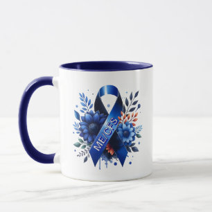 Myalgic Encephalomyelitis ME/CFS Awareness Ribbon Mug