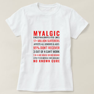 Myalgic Encephalomyelitis (ME) Stats T-Shirt