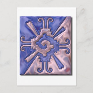 Myan Hunab Ku-glass Postcard