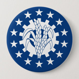 Myanmar 10 Cm Round Badge