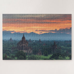 Myanmar, Bagan Sunrise Jigsaw Puzzle