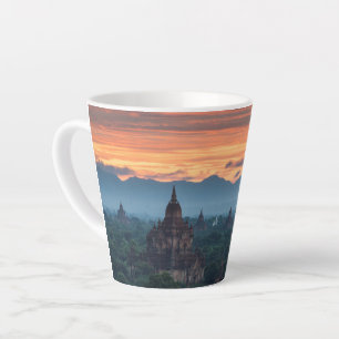 Myanmar, Bagan Sunrise Latte Mug
