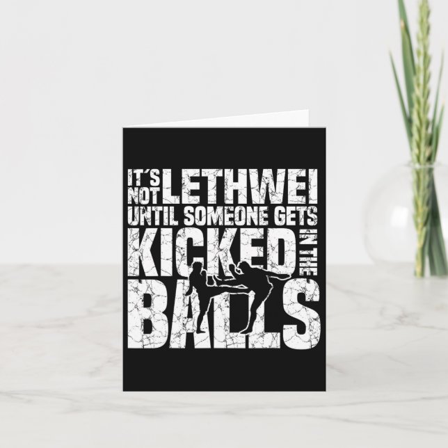 Myanmar Boxing Burmese Boxer Art F 9 Limbs Lethwei Card (Front)