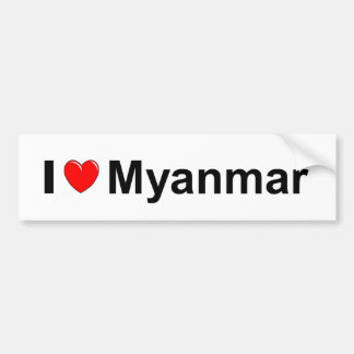 Myanmar Bumper Sticker