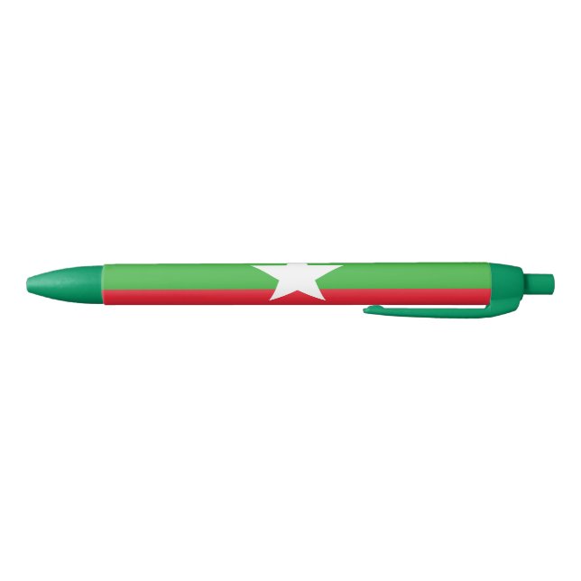 Myanmar Flag Blue Ink Pen (Bottom)