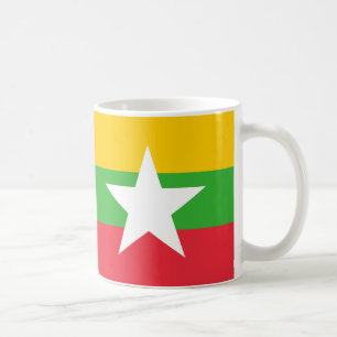 Myanmar Flag Ceramic Mug