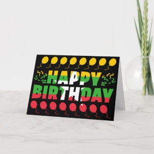 Myanmar Flag Patriotic Birthday Card