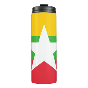 Myanmar Flag Thermal Tumbler