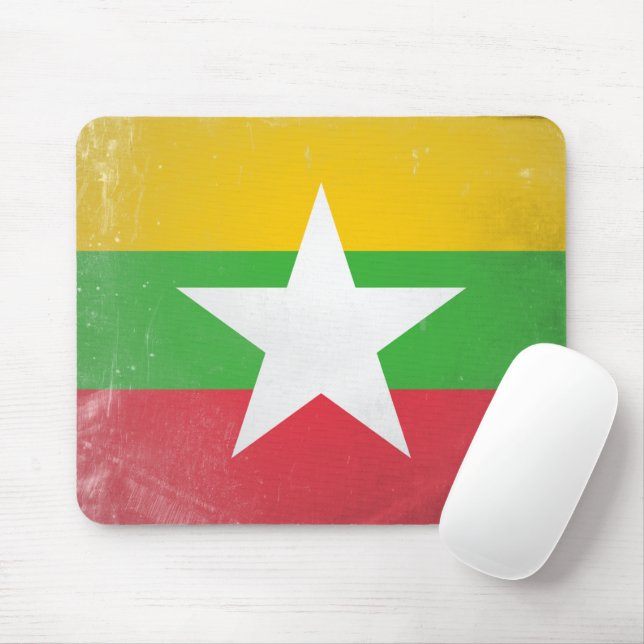 Myanmar Mouse Mat (With Mouse)