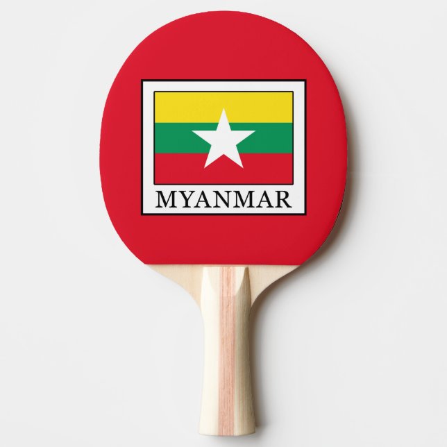 Myanmar Ping Pong Paddle (Front)