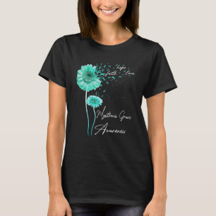 Myasthenia Gravis Awareness Faith Hope Love Daisy  T-Shirt