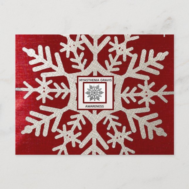 Myasthenia Gravis Awareness Holiday Postcard (Front)