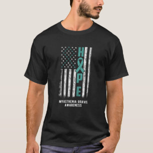 Myasthenia Gravis Awareness month Ribbon Fighter H T-Shirt