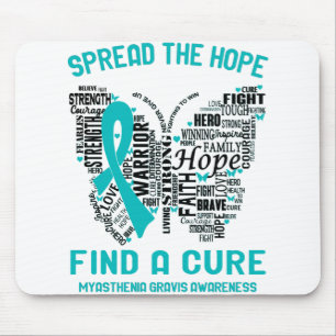 Myasthenia Gravis Awareness Month Ribbon Gifts Mouse Mat