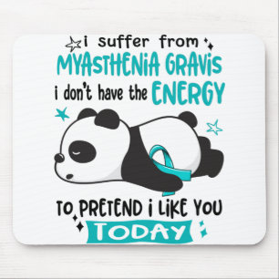 Myasthenia Gravis Awareness Month Ribbon Gifts Mouse Mat