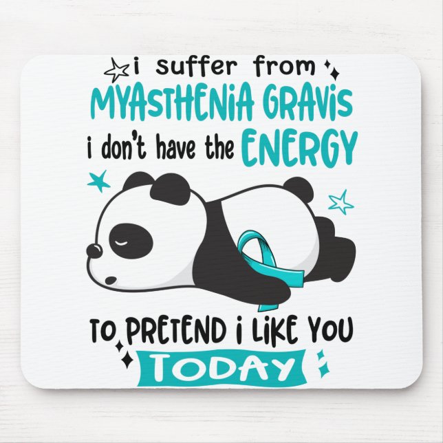 Myasthenia Gravis Awareness Month Ribbon Gifts Mouse Mat (Front)