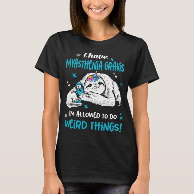 Myasthenia Gravis Awareness Month Ribbon Gifts T-Shirt (Front)