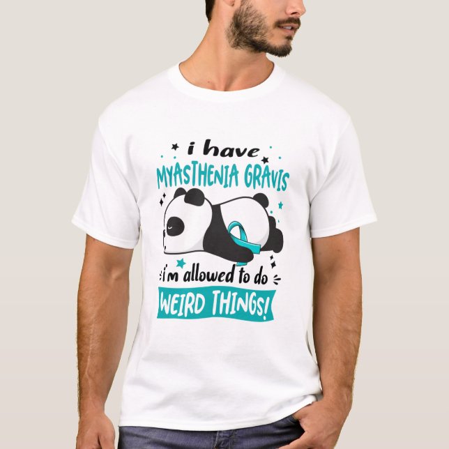 Myasthenia Gravis Awareness Month Ribbon Gifts T-Shirt (Front)