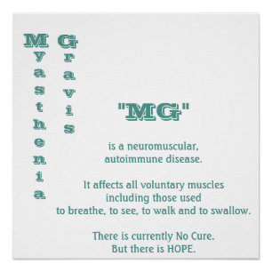 Myasthenia Gravis Awareness Poster