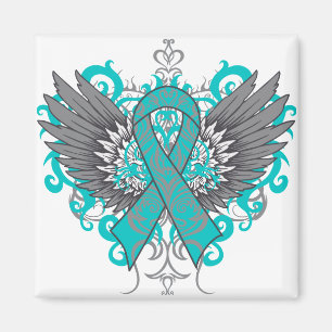 Myasthenia Gravis Awareness Wings Magnet