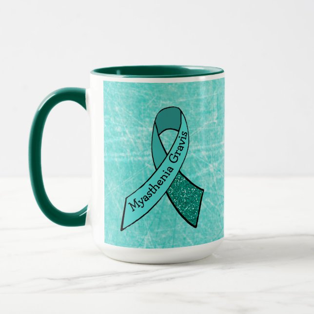 Myasthenia Gravis Never Give Up Hope MUG (Left)