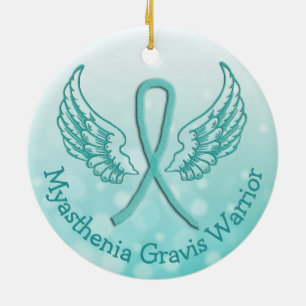 Myasthenia Gravis Snowflake Christmas  Ornament
