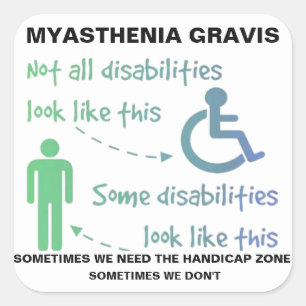 Myasthenia Gravis  STICKER