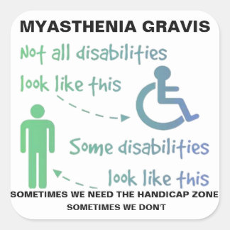 Myasthenia Gravis  STICKER