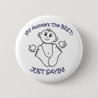 myauntie 6 cm round badge
