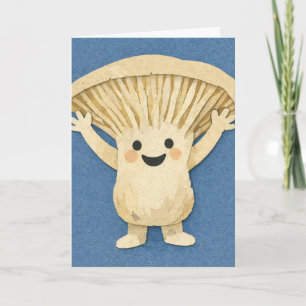 Mycelium Fun Mushroom Greeting Card