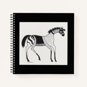 Mycenaean Greek Horse Spiral Notebook